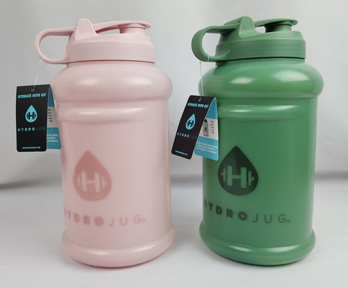 HydroJug Pro 64 Unzen halbe Gallone Wasserflasche spülmaschinenfest wiederverwendbar pink Neu mit Etikett - Bild 2 von 6