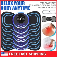 Electric Neck Mini Massager Back Full Body Stimulator Pain Relief Device Health