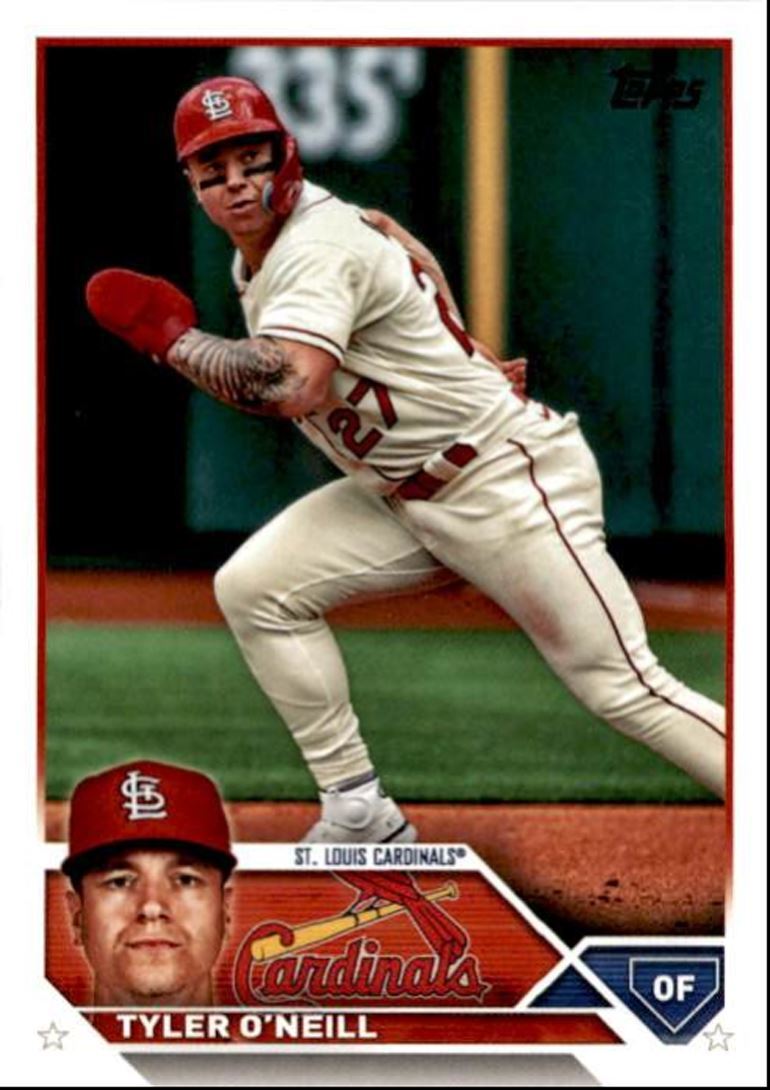2023 Topps Baseball Cards Tyler O'Neill St. Louis Cardinals