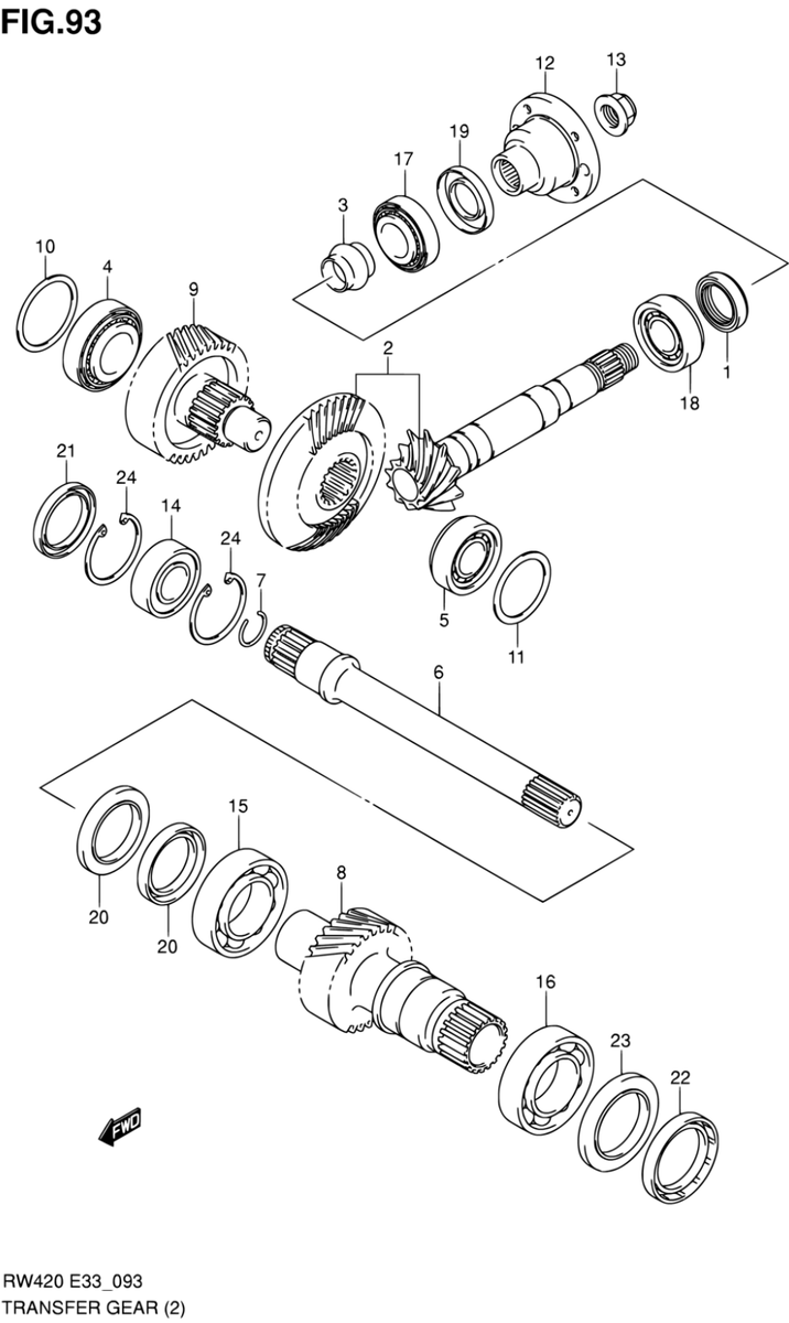 TRANSFER CASE SEALS Kit for Suzuki SX4 KIZASHI 6MT CVT AWD/4WD | eBay