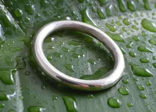 Massiver 925 Sterling Silber breiter Bandring Statement Handarbeit Ring Muttertag Gi - Bild 1 von 8