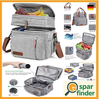 DETAILS IN DESCRIPTION Miycoo Kühltasche für Männer & Frauen - Doppeldecker Picknicktasche, ausgew. ...