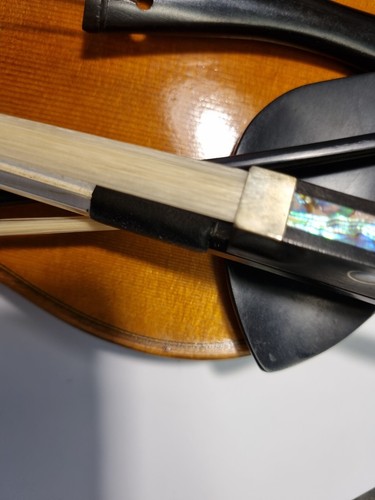 Ausgezeichnete Kohlefaser Bogen Violine 4/4 leicht, gut ausbalanciert elastisch eng'd Stick - Bild 7 von 17