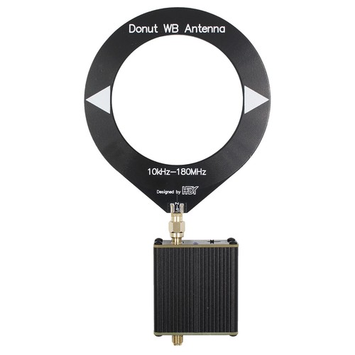 10kHz-180MHz Donut Antenna Mini Loop Antenna with Low impedance Amplifier Kit - Zdjęcie 2 z 9