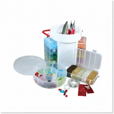 Convenient Bead Caddy Set - 1000+ gm Seed Beads & Jewelry Making Supplies for St