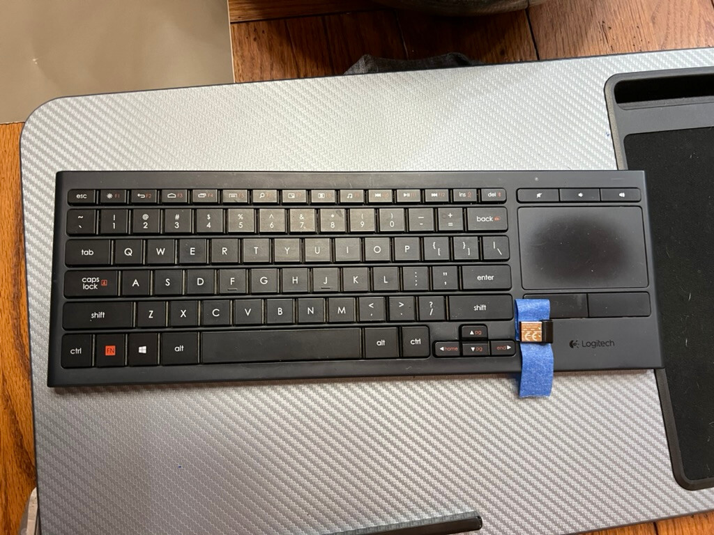 Logitech K830 Illuminated Living Room Keyboard w/ USB Receiv