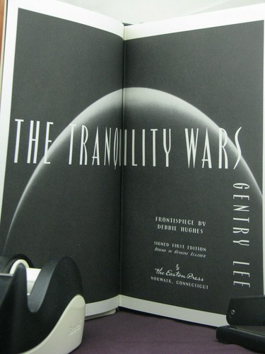 1st,signed by 2(author,artist), The Tranquility Wars by Gentry Lee, Easton Press - Picture 4 of 7