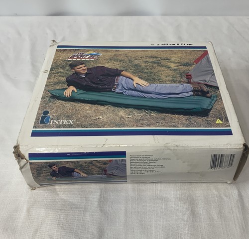 Intex aufblasbare Campingmatte Matratze oder wasserdichte Poolliege, 1996 - Bild 1 von 4