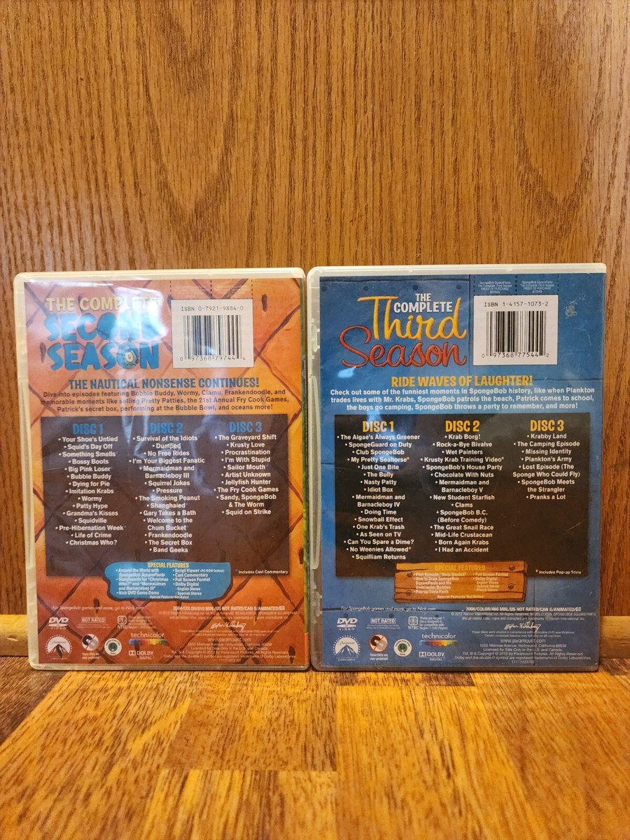 SpongeBob Squarepants: Complete Second Seasons 2 & 3 (DVD