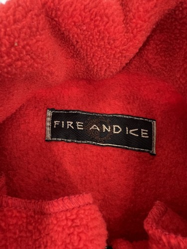 BOGNER FIRE ICE Men's Vintage 1990's Red Fleece 1/4 Zip Pullover Shirt Sz L USA - Picture 6 of 10