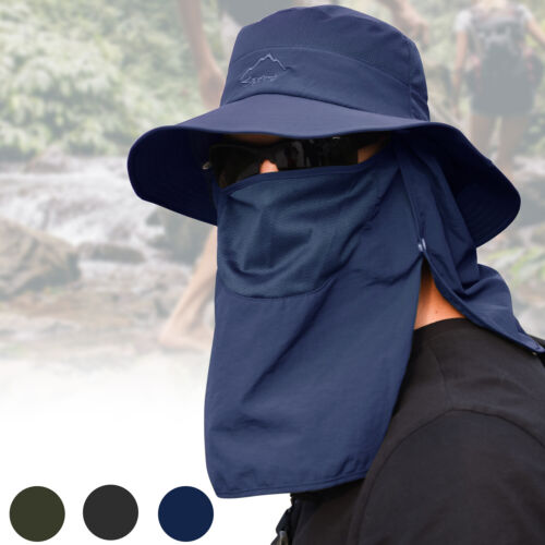 Sombrero para el sol de ala ancha para hombre - UPF 50+ protección UV para senderismo, camping y pesca EE. UU. - Imagen 18 de 67