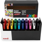 Posca Full Set 29 Acrylic Paint Pens Reversible Medium Point Pen Tips Posca Pens Acrylic Paint Markers Rock Painting Fabric Glass Paint