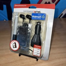 Power A Nintendo 2DS 3DS XL DS XL Universal Acc Kit Car Adapter Earbuds Stylus +