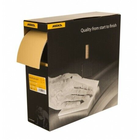 Mirka GoldFlex-Soft Lochrolle 115x125mm 200 Blatt/Box P240, 25 Meter Rolle - Bild 1 von 1