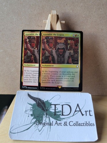 1x ASSEMBLE THE LEGION ~ NM - MTG - Fallout PIP Foil -or- Regular 0210 - Picture 1 of 4