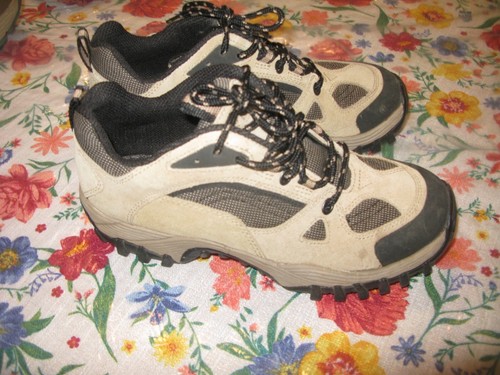 Land’s End Women’s Tan Hiking Shoes Sneakers Sz.8M Walking - Picture 4 of 5