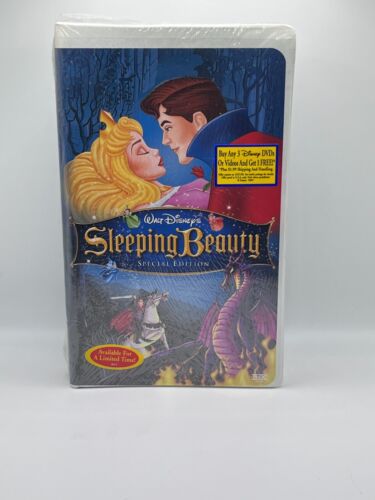 New Walt Disney Sleeping Beauty Special Edition 1989 Clam Shell VHS #29756