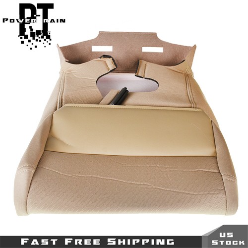 Driver Bottom Seat Cover Beige For Chevy Silverado 1500 2500 3500HD 2007-2014 - Picture 10 of 17