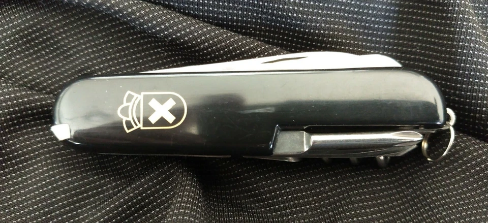 Cuchillo de Bolsillo Rite-Edge Negro Scout Suizo Camping Multi Herramienta - ¡Envío el mismo día! Foto 2 de 4