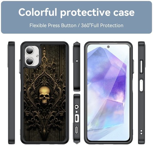 Victorian gothic pattern Anti wear Case For Samsung A15 A16 S23 S24 S25 Ultra FE - 第 22/25 張圖片