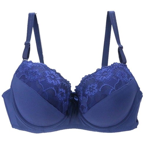 Large Size Full Coverage Bra Women Floral Lace Push Up Underwire Support Bra - Bild 27 von 38