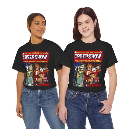Creepshow Movie George A Romero T shirt Unisex Heavy Cotton Tee - Picture 12 of 49