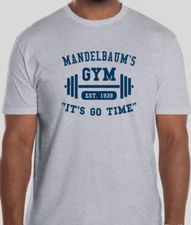 MANDELBAUM'S GYM Design T-Shirt Tee Seinfeld, Retro, Nostalgic, 90's TV Funny,