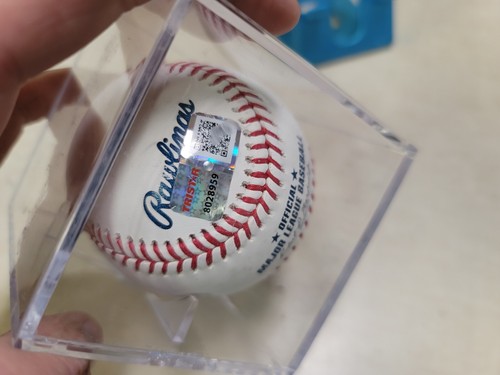 CARLTON FISK ROY BOSTON RED SOX WHITE SOX HOF SIGNED AUTO OML BASEBALL TRISTAR - Picture 4 of 5