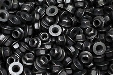 (65) Toplock Flange Nuts 1/2-13 Grade 8/G Plain Finish All Metal Locking Nut