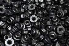 (65) Toplock Flange Nuts 1/2-13 Grade 8/G Plain Finish All Metal Locking Nut