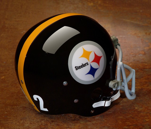 Pittsburgh Steelers style NFL Vintage Football Helmet FRANCO HARRIS