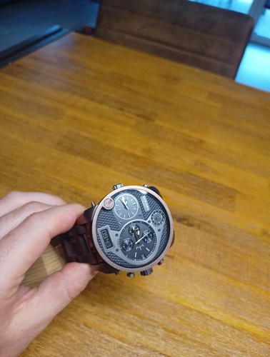 Diesel Big Daddy XXL, DZ7246, Chronograph Uhr Herren, neue Batterien, Neues Band - Bild 7 von 21