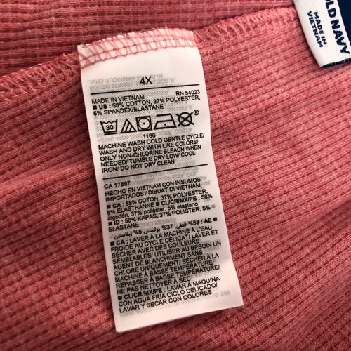 Old Navy Womens Plus 4X High Rise Thermal Waffle Knit Lounge Jogger Pants Pink - Picture 12 of 16