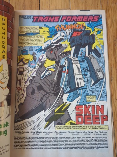 TRANSFORMERS (1984 Serie) (MARVEL) #59 sehr guter Zustand saubere Wirbelsäule & Ecken - Bild 9 von 9