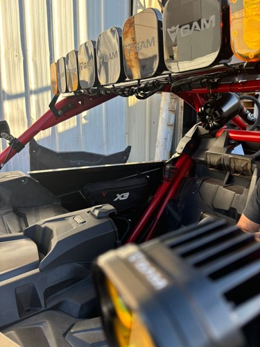 Kit de barra de luz LED de montaje en techo 8 luces 42" cada una vinculable se adapta a Can Am Maverick X3 - Imagen 3 de 9