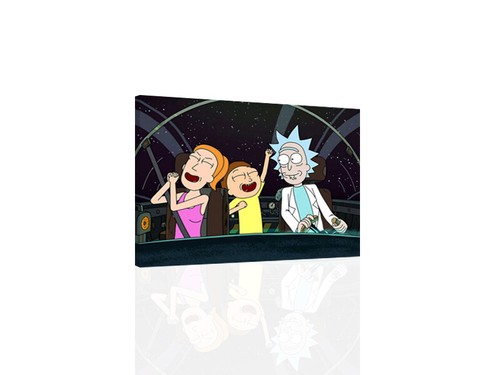 Rick and Morty  -  CANVAS or PRINT WALL ART - Picture 1 of 2