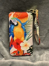 LOVESHE Women's Wallet Parrot  style Credit Card Zip Around Ph... 🌺