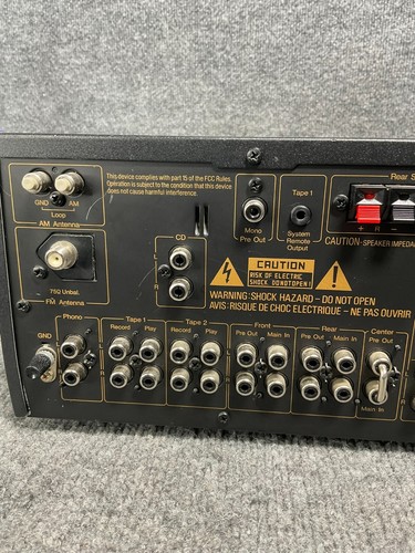 Nakamichi Audio/Video Stereo Receiver AV-2 Dolby Surround Sound - For Parts - Picture 14 of 18