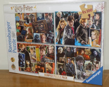 Ravensburger Harry Potter Jigsaw Puzzle 4 In A Box 4 x 100 Piece - BRAND NEW