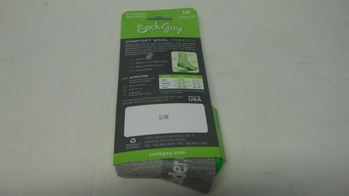 Fat Kitty Cycles Boulder CO SockGuy bicycle bike wool socks light grey / green - Picture 2 of 4