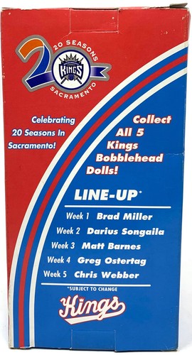 NBA Sacramento Kings Darius Songaila Bobble Head from Carls Junior - Picture 2 of 6