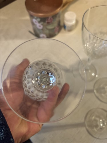 "Juego de 4 vasos de vino de cristal Diamant Cristal D'Arques Durand 6 3/4"" T" - Imagen 6 de 6
