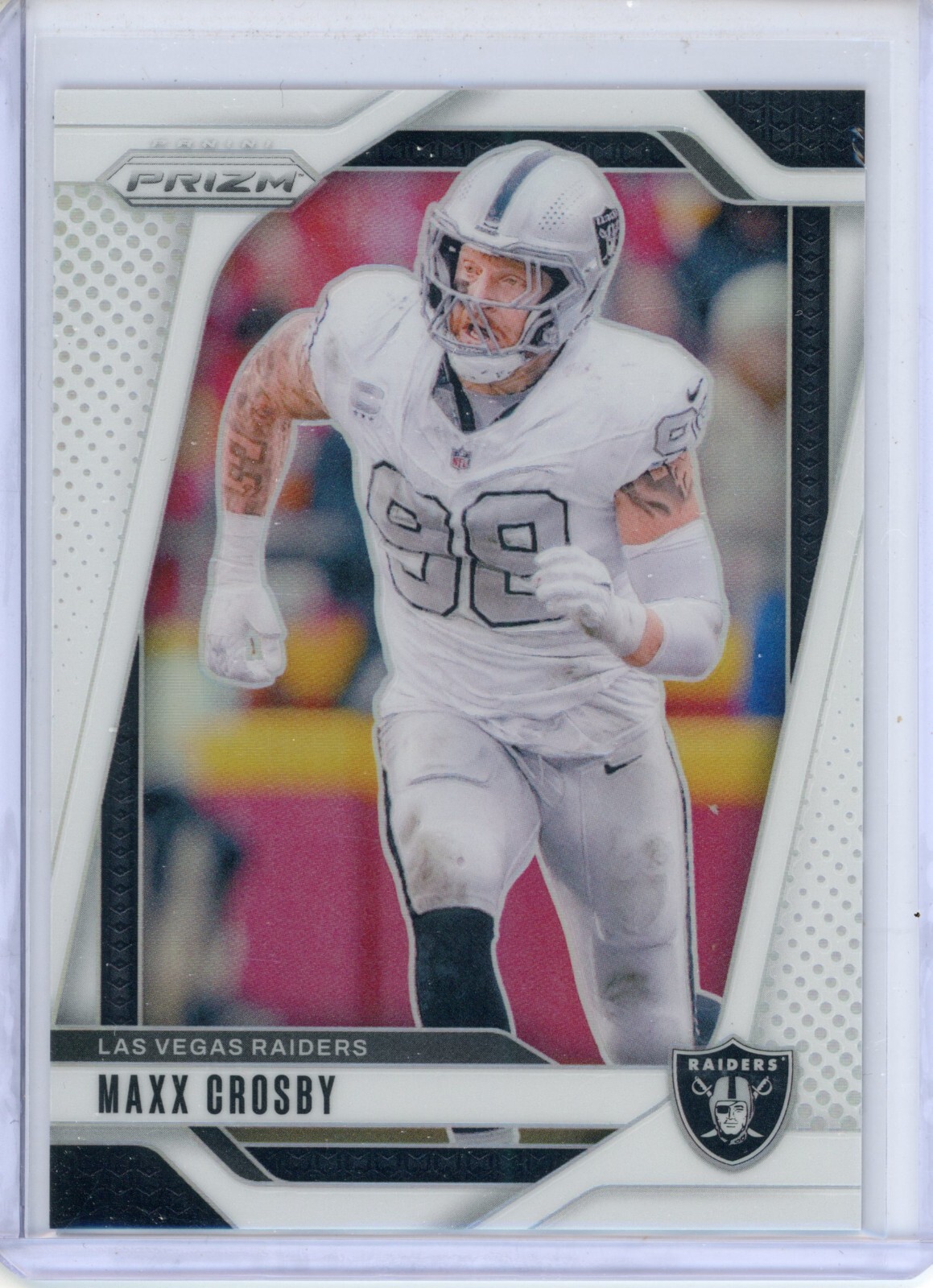 2024 Panini Prizm Maxx Crosby #152 White Prizm /35