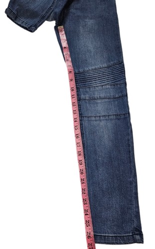 Art Class Med Wash Adjustable Mid Rise Denim Skinny Jeans Boy's Size 14 - Picture 6 of 14