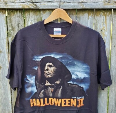 Halloween II Movie Michael Myers THE SHAPE Adult Heather T-Shirt All Sizes Halloween II Movie Michael Myers THE SHAPE Adult Heather T-Shirt All Sizes