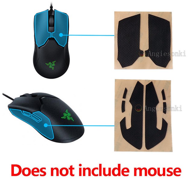 Grip Tape Stickers Antiskid 0.6mm for Razer Viper Ultimate / Viper gaming mouse Grip Tape Stickers Antiskid 0.6mm for Razer Viper Ultimate / Viper gaming mouse