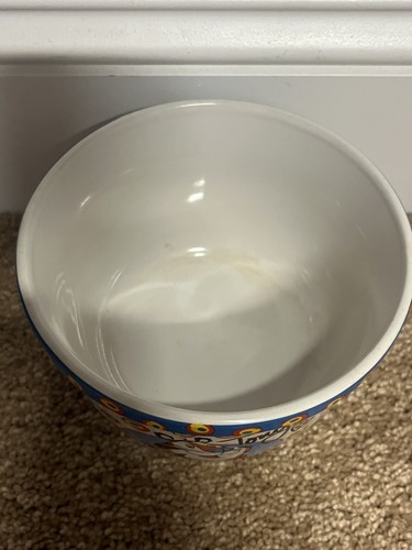 Vintage Tony The Tiger Cereal bowl 2004 Kellogg Item# 31955 Houston Harvest Blue - Picture 2 of 3