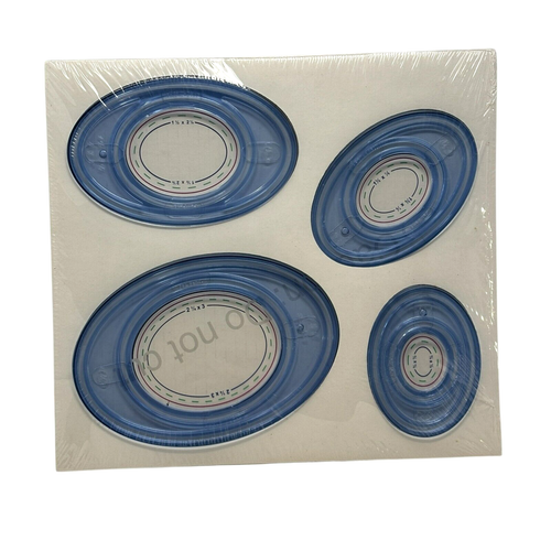 MEMORIAS CREATIVAS Lote Ovalado Hexágono Patrones Pentágono Estera de Corte Hoja Cartucho - Imagen 2 de 6