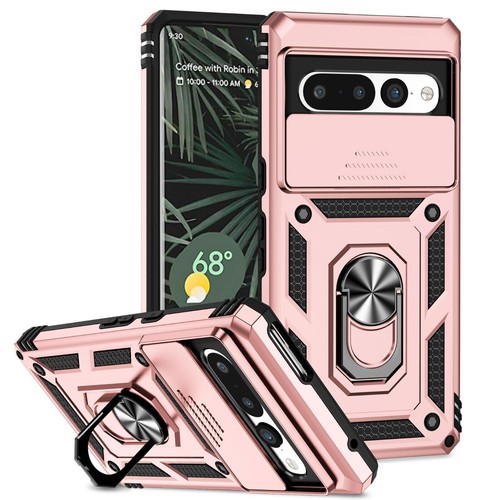 Hybrid Armor Camera Cover Ring Phone Case For Google Pixel 6 7 8 Pro 6A 7A - 第 15/79 張圖片