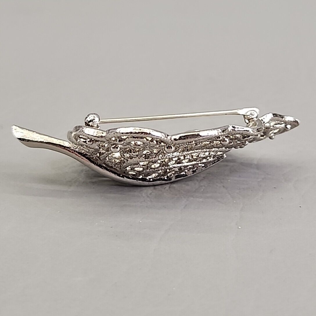 Monet Brooch Clip On Earrings Set Vtg Leaf Silver… - image 10
